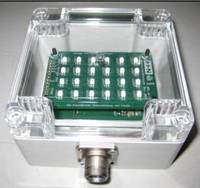 GH02KS022/200 with clear cover for inclusion of a brake light module for a Formula Student vehicle of the Formula Student Racing Team from the university of Heilbronn